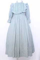 Sheglit / いばら姫パフワンピース M ミントグリーン O-25-07-27-037-EL-OP-OW-OS
