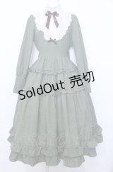 Innocent World / ティアードエリザワンピース  グリーン O-25-07-27-038-IW-OP-OW-OS