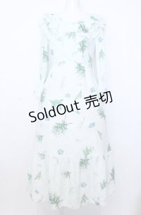 MILK / Lily bell long Dress F ベビーミント O-25-07-27-047-ML-OP-OW-OS