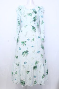 画像1: MILK / Lily bell long Dress F ベビーミント O-25-07-27-047-ML-OP-OW-OS