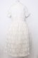 画像4: Jane Marple Dans Le Salon / Vintage lace printのDayドレス M シロ O-25-07-27-048-JM-OP-OW-OS (4)