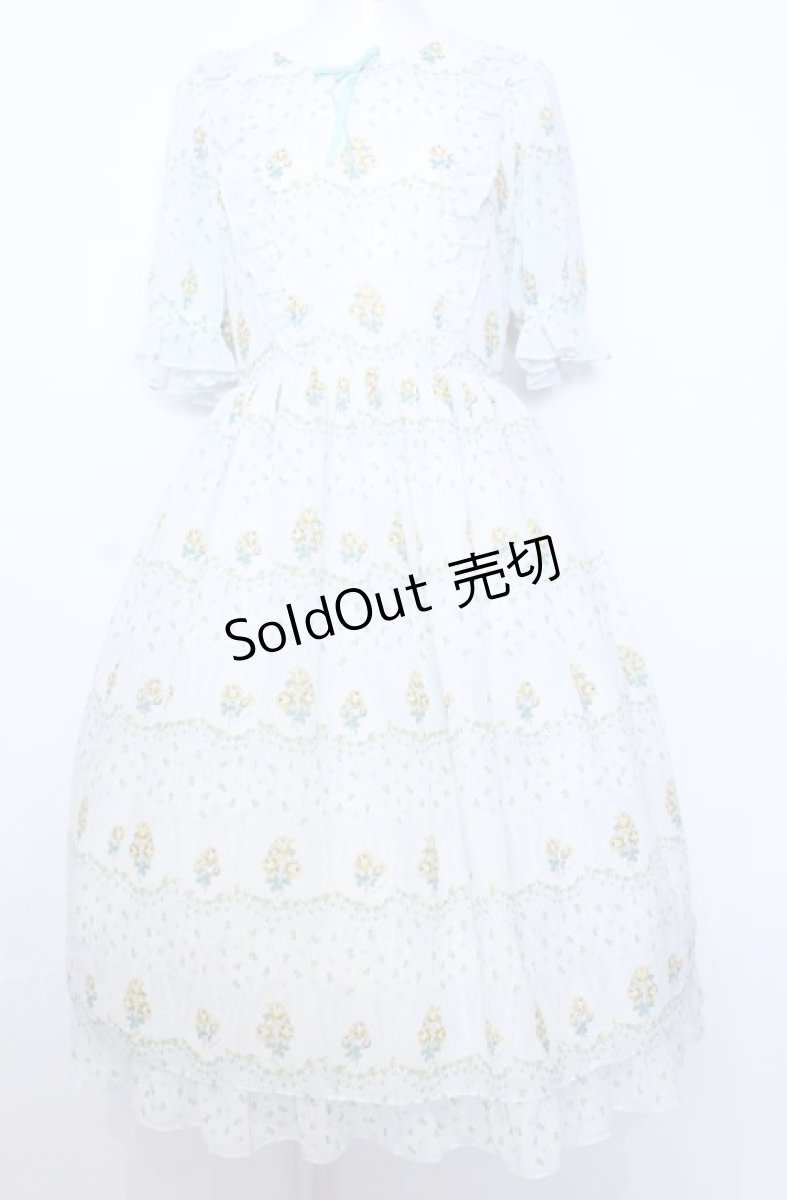 画像1: Emily Temple cute / petit rose frillワンピース  ミントグリーン O-25-07-27-050-ET-OP-OW-ZT343 (1)