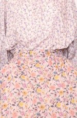 画像2: Jane Marple Dans Le Salon / Raining Rosebuds Gouacheレイヤードワンピース M ピンク O-25-07-27-051-JM-OP-OW-ZT464 (2)