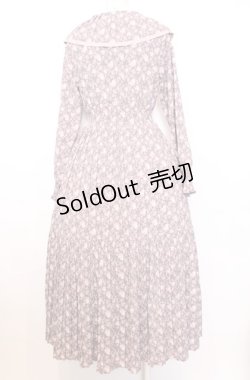 画像3: an another angelus / プリーツビッグカラー花柄ワンピース  ピンク系 O-25-07-27-053-CA-OP-OW-ZT040