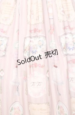 画像2: axes femme Kawaii / ティティ×ベアファミリーワンピース M ピンク O-25-07-27-054-AX-OP-OW-ZH