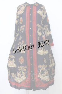 Jane Marple Dans Le Salon / Queen's forest lady dress  ネイビー系 O-25-07-27-059-JM-OP-OW-OS