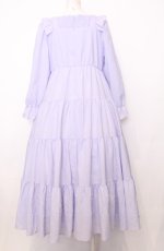 画像3: Mariapipi / ティアードロングワンピース  ラベンダー O-25-07-27-064-LO-OP-OW-ZT628 (3)