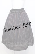 Jane Marple / Regimental stripe layered skirt M ネイビー O-25-07-27-069-JM-SK-OW-OS