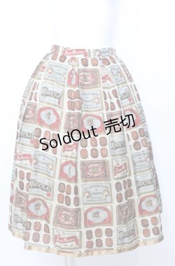 画像1: Jane Marple / ショコラクラシックドレススカート M ベージュ系 O-25-07-27-074-JM-SK-OW-OS