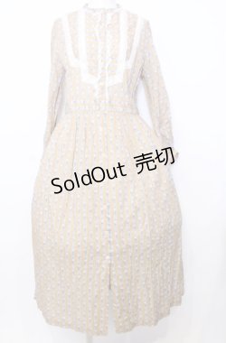 画像1: Jane Marple Dans Le Salon / Wall paper Agathaドレス M ベージュ O-25-07-27-075-JM-OP-OW-OS