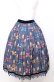 画像1: Jane Marple / Little tassel dollsタックレーススカート M ネイビー O-25-07-27-077-JM-SK-OW-OS (1)