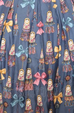画像2: Jane Marple / Little tassel dollsタックレーススカート M ネイビー O-25-07-27-077-JM-SK-OW-OS