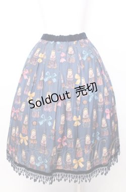 画像3: Jane Marple / Little tassel dollsタックレーススカート M ネイビー O-25-07-27-077-JM-SK-OW-OS