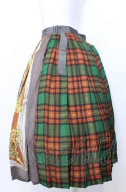 画像3: Jane Marple Dans Le Salon / Merry melodies tartan check pleats skirt M マルチ O-25-07-27-078-JM-SK-OW-OS