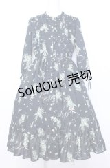 Melody BasKet / 谷間の姫百合ブラウスワンピース M ブラック O-25-07-27-083-LO-OP-OW-OS