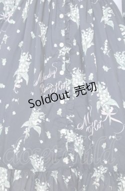画像3: Melody BasKet / 谷間の姫百合ブラウスワンピース M ブラック O-25-07-27-083-LO-OP-OW-OS