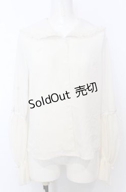 画像1: MILK / セシルブラウス  アイボリー O-25-07-27-010-ML-BL-OW-OS