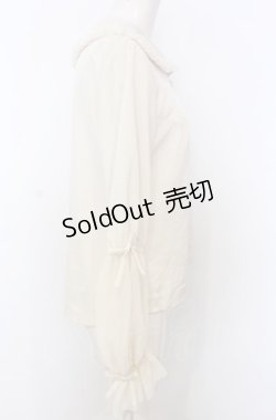 画像3: MILK / セシルブラウス  アイボリー O-25-07-27-010-ML-BL-OW-OS