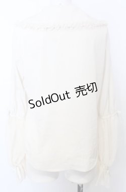 画像4: MILK / セシルブラウス  アイボリー O-25-07-27-010-ML-BL-OW-OS