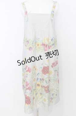 画像1: Jane Marple / Straycat's Gardenエプロンスカート F グリーン O-25-07-27-017-JM-OP-OW-OS