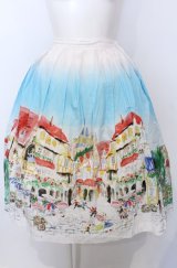 Jane Marple / Golden goose townロングスカート M サックス O-25-07-27-018-JM-SK-OW-OS