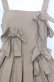 画像2: Jane Marple / Front ribbon strap dress M ベージュ O-25-07-27-021-JM-OP-OW-OS (2)