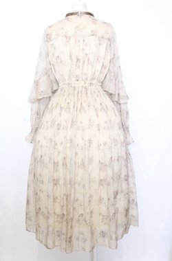 画像4: axes femme POETIQUE / フラワーキャットロングワンピース M イエロー O-25-07-27-022-AX-OP-OW-OS