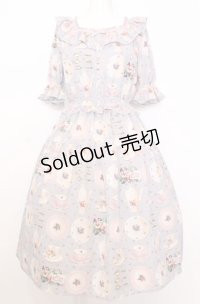 Melody BasKet / Tea salonワンピース M グレー O-25-07-27-029-LO-OP-OW-OS