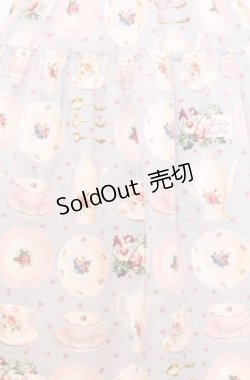 画像2: Melody BasKet / Tea salonワンピース M グレー O-25-07-27-029-LO-OP-OW-OS