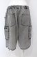 画像3: REFLEM / クラッシュデニムハーフパンツ F グレー O-25-07-28-006-PU-PA-OW-OS (3)