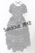 metamorphose / スワンボーダーロングワンピース  クロ O-25-07-28-007-ME-OP-IG-OS