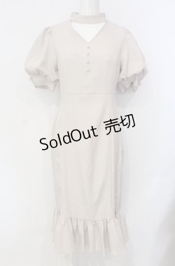 画像1: EATME / BACKダブルリボンマーメイドワンピース  アイボリー O-25-07-28-046-LO-OP-IG-ZT506