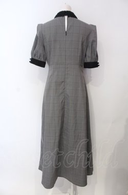 画像3: EAT ME / ベルテッドバイカラーワンピース M グレー×クロ O-25-07-28-047-LO-OP-IG-OS