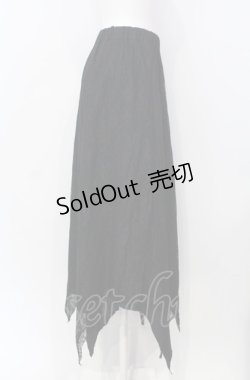 画像2: h.NAOTO / レースレイヤードスカート  ブラック O-25-07-28-048-HN-SK-IG-ZY