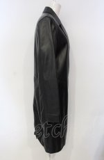 画像2: Jean Paul GAULTIER FEMME / 羊皮ロングジャケット 40 ブラック O-25-07-28-049-LO-CO-IG-OS (2)