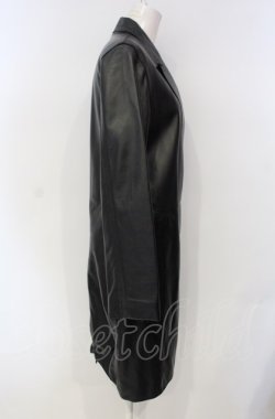 画像2: Jean Paul GAULTIER FEMME / 羊皮ロングジャケット 40 ブラック O-25-07-28-049-LO-CO-IG-OS