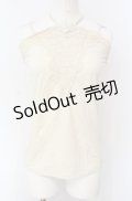 axes femme / レース重ねホルターキャミ M キナリ O-25-07-28-058-AX-TO-OW-OS