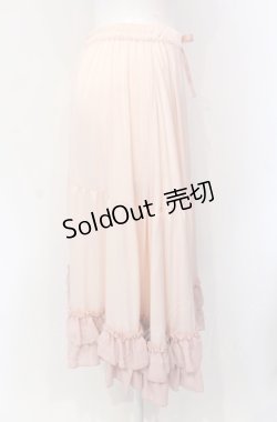 画像2: axes femme kawaii / ミディフリルペチスカート M ピンク O-25-07-28-059-AX-SK-OW-OS