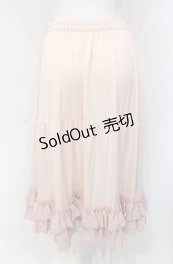 画像3: axes femme kawaii / ミディフリルペチスカート M ピンク O-25-07-28-059-AX-SK-OW-OS