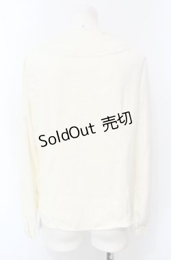 画像3: FA（Fi.n.t） / レース衿ダブル釦ブラウス  アイボリー O-25-07-28-073-LO-BL-IG-ZT027