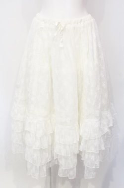 画像1: Sweet Fragrance（海外ロリィタ） / お茶会9WAYワイヤーパニエ M シロ O-25-07-28-075-LO-SK-IG-OS