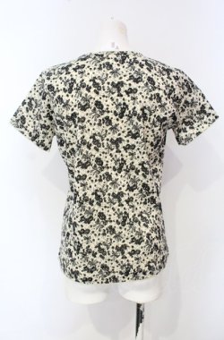 画像3: KANEKO ISAO / ローズブーケリボンプリントTシャツ  生成り O-25-07-28-081-EL-TS-IG-OS