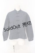 powder / チャイナボタンデニムジャケット  インディゴ O-25-07-28-084-LO-JA-IG-ZI