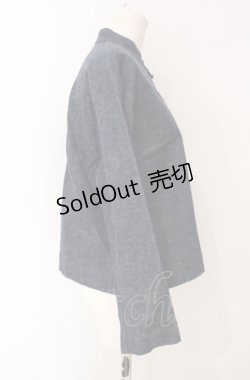 画像2: powder / チャイナボタンデニムジャケット  インディゴ O-25-07-28-084-LO-JA-IG-ZI