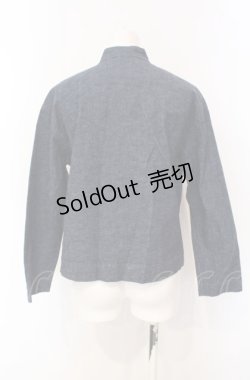 画像3: powder / チャイナボタンデニムジャケット  インディゴ O-25-07-28-084-LO-JA-IG-ZI