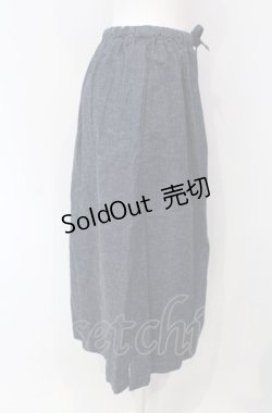 画像2: powder / プレーンデニムスカート  インディゴ O-25-07-28-085-LO-SK-IG-ZT021