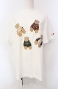 Karl Helmut / トレーナークマワッペンＴシャツ L シロ O-25-07-28-089-EL-TO-OW-OS