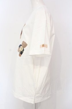 画像2: Karl Helmut / トレーナークマワッペンＴシャツ L シロ O-25-07-28-089-EL-TO-OW-OS