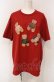 画像1: Karl Helmut / トレーナークマワッペンＴシャツ L アカ O-25-07-28-090-EL-TO-OW-OS (1)