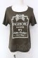 画像1: INGEBORG / リボンカメリアTシャツ L カーキグリーン O-25-07-28-091-LO-TO-OW-OS (1)